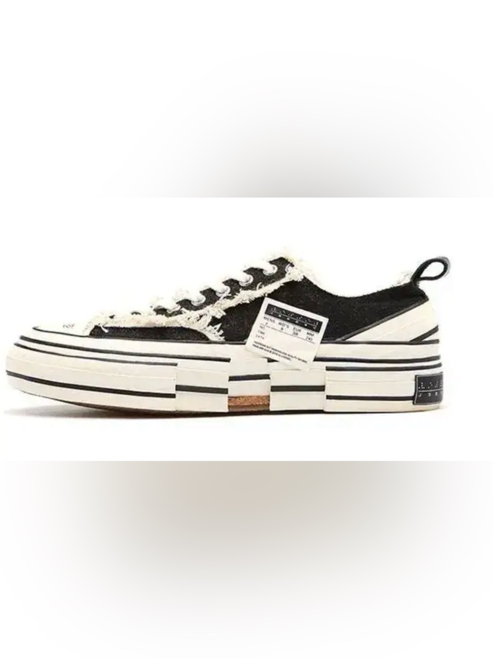 xvessel G.O.P. Lows Black sneaker women’s 8 men’s 6
